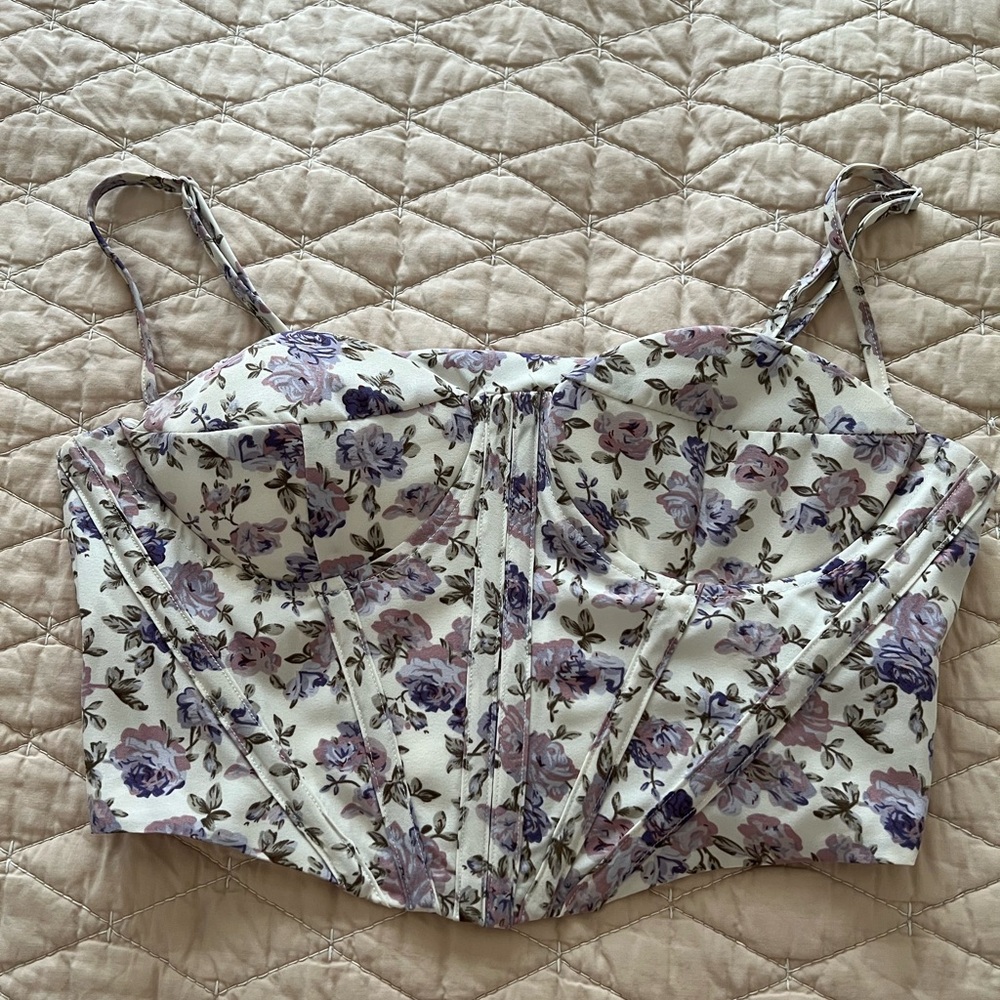 SHEIN corset cropped top-small